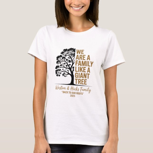 Camiseta familiar Weston & Hicks (Anverso)