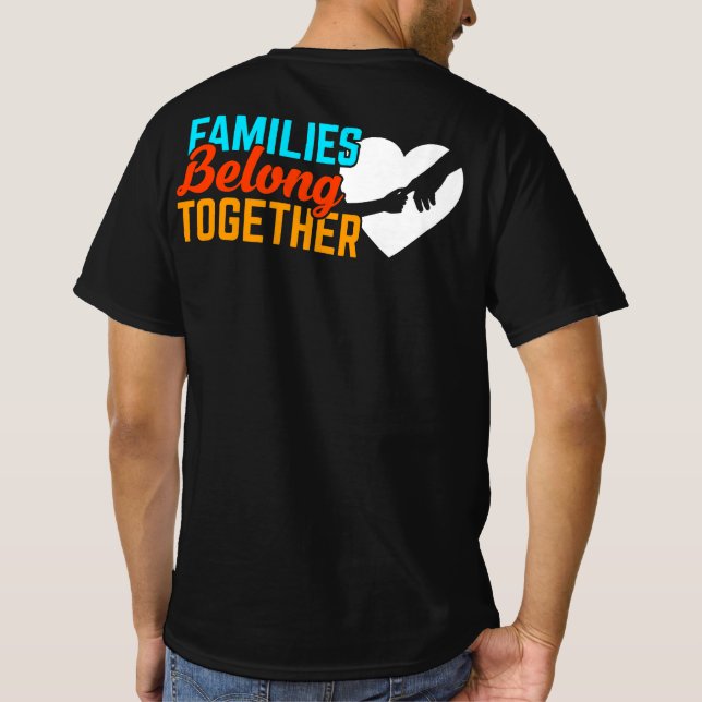 Camiseta Familias de inmigrantes (Reverso)