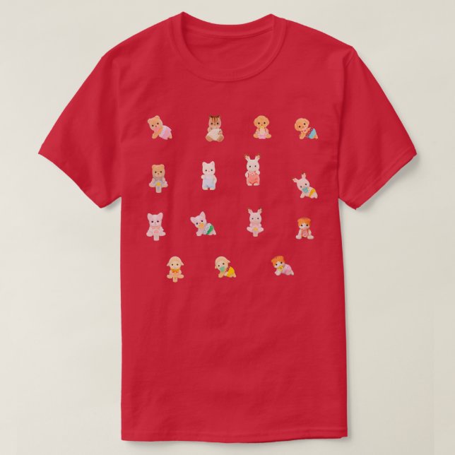 Camiseta Familias de Sylvania bebés (Diseño del anverso)