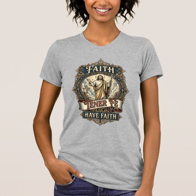 Camiseta Familias Multiculturales Bilingües Jesús (Anverso)
