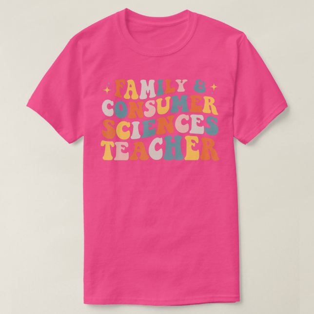 Camiseta Family and Consumer Science FACS FCS Teacher Back  (Diseño del anverso)