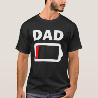 Camiseta Family Battery Low Battery Dad