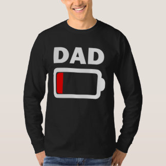 Camiseta Family Battery Low Battery Dad