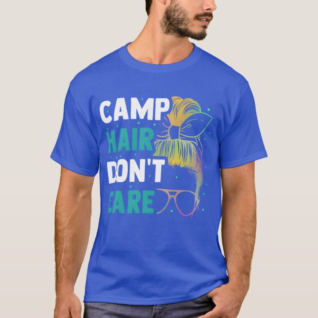 Camiseta Family Camping Camp Hair Camper friend (Anverso)