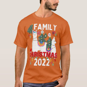 Camiseta Family Christmas 2022 Matching s Squad Llama Love 