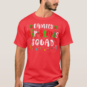 Camiseta Family Christmas 2022 Matching Santa Hat Lights Xm