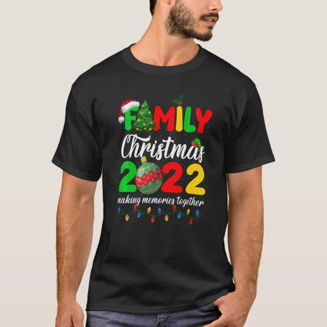 Camiseta Family Christmas 2022 Team Santa Elf Squad Matchin (Anverso)