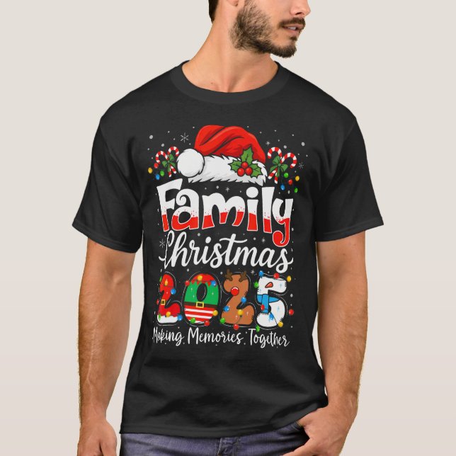 Camiseta Family Christmas 2025 Matching Outfit Xmas Squad S (Anverso)