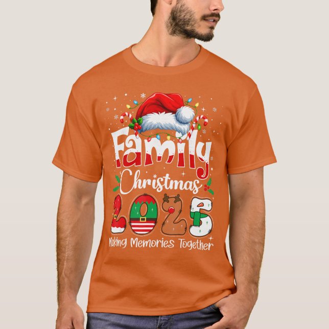 Camiseta Family Christmas 2025 Matching Outfit Xmas Squad S (Anverso)