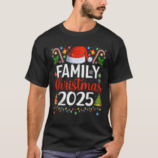Camiseta Family Christmas 2025 Matching Pajamas Xmas Family