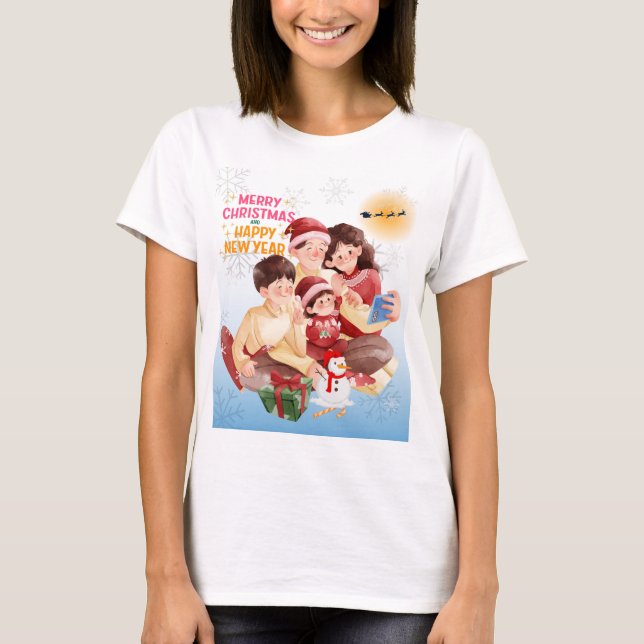 Camiseta “Family Christmas in a Festive T-Shirt (Anverso)