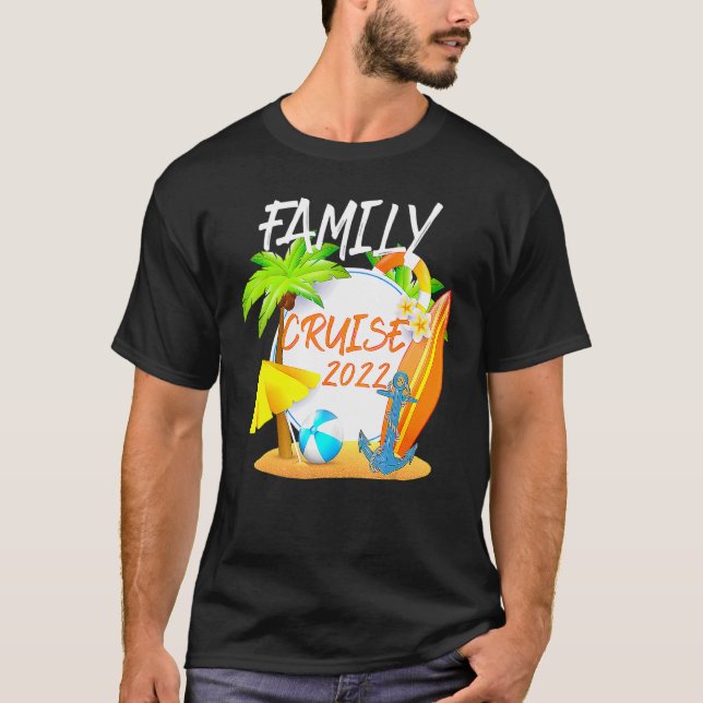 Camiseta Family Cruise 2022 Matching Ocean Anchor Beach Oce (Anverso)