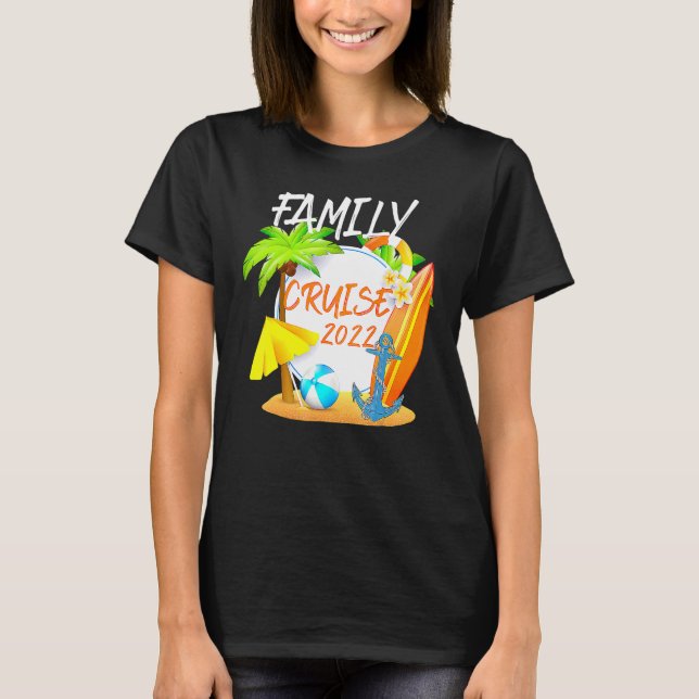 Camiseta Family Cruise 2022 Matching Ocean Anchor Beach Oce (Anverso)