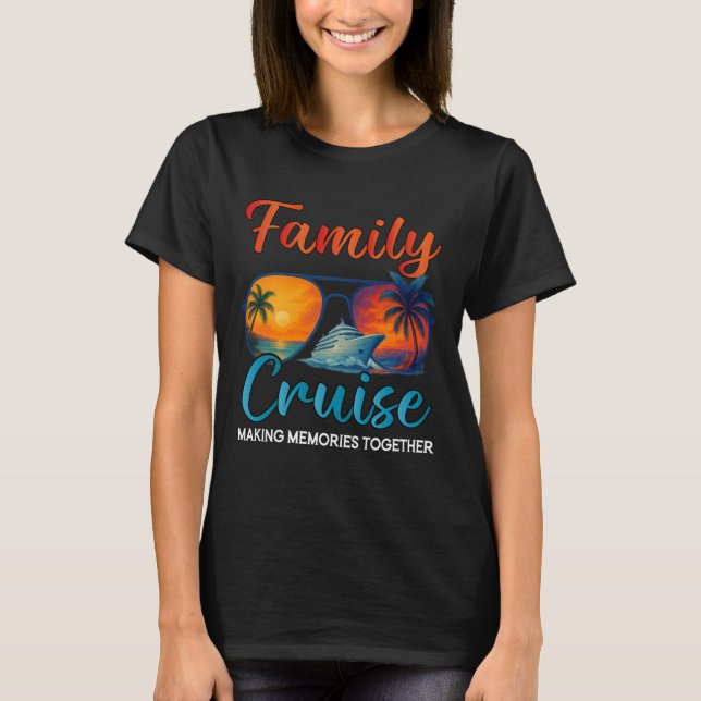 Camiseta Family Cruise 2026 Family Matching Cruise Ship Vac (Anverso)