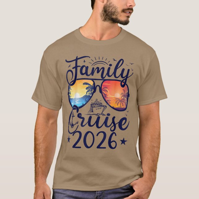 Camiseta Family Cruise 2026 Summer Vacation Matching Family (Anverso)