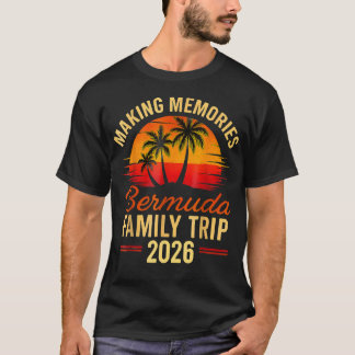 Camiseta Family Cruise Bermuda 2026 Summer Matching Vacatio