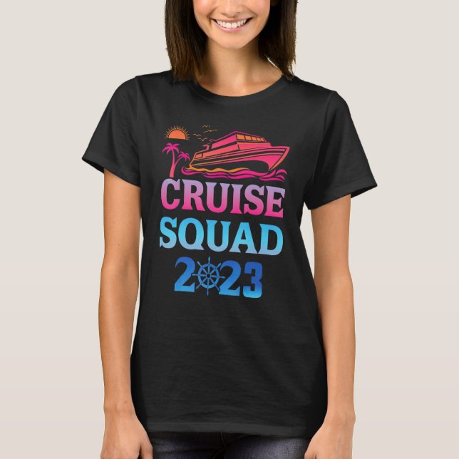 Camiseta Family Cruise Squad 2023 Family Matching Group Squ (Anverso)