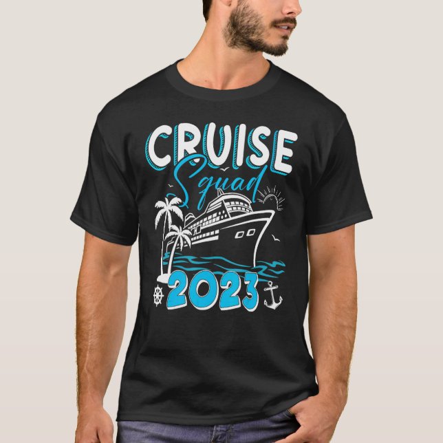 Camiseta Family Cruise Squad 2023 Family Matching Group Squ (Anverso)