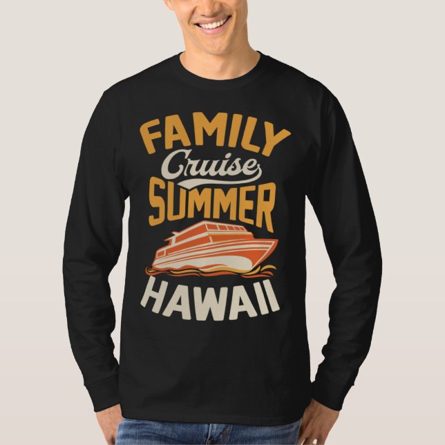 Camiseta Family Cruise Summer Hawaii Matching Tropical Crui (Anverso)