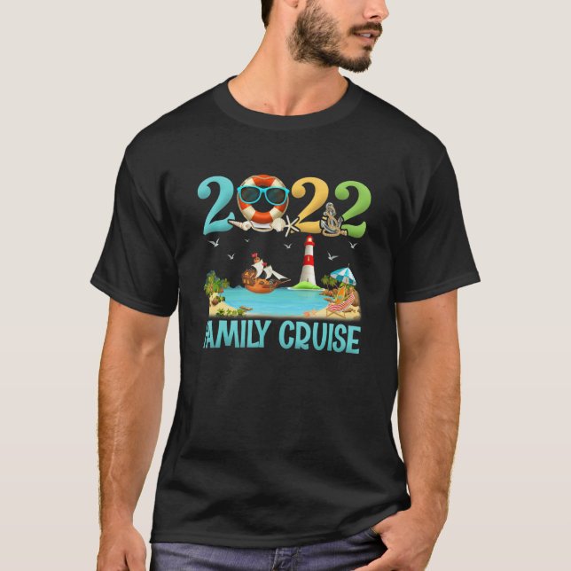 Camiseta Family Cruise Trip Summer Vacation Beach 2022 (Anverso)