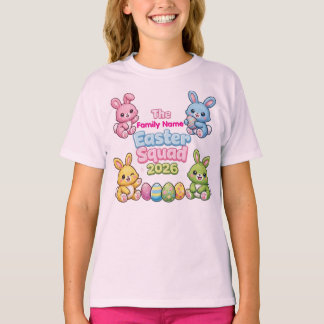Camiseta Family Easter Squad 2026 T-Shirt | Custom Matching