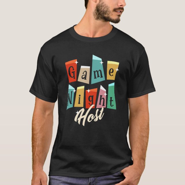 Camiseta Family Game Night  Game Night Host 1 (Anverso)