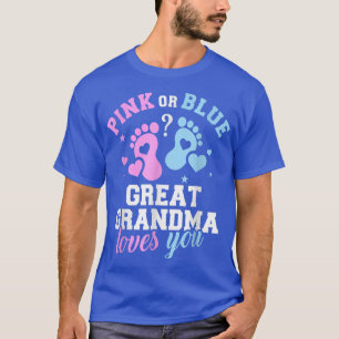 Camiseta Family  Gender Reveal Grandma Love You 