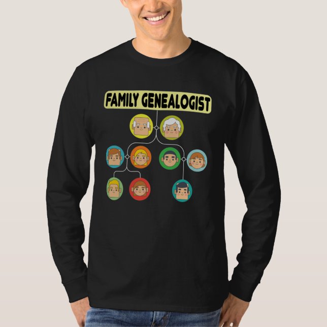 Camiseta Family Genealogist I Know Which Branch The Nuts Ca (Anverso)