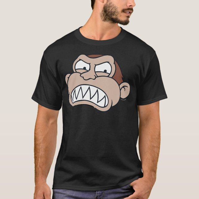 Camiseta Family Guy Evil Monkey Angry Big Face Big Chest Po (Anverso)
