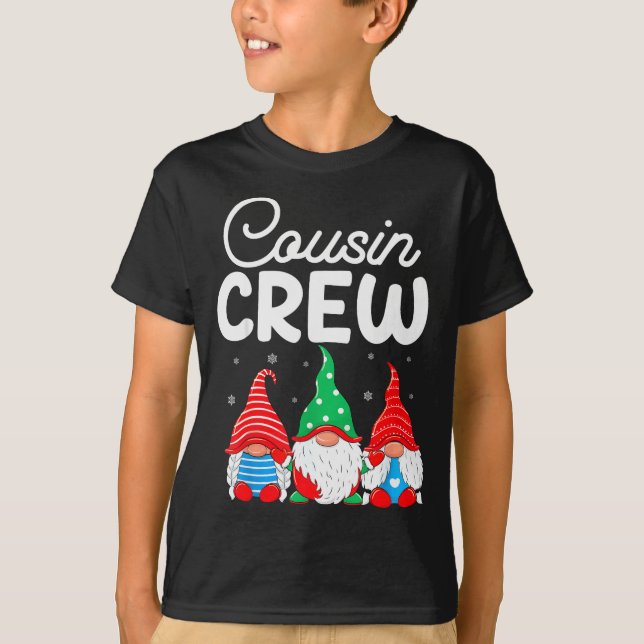 Camiseta Family Matching Christmas Cousin Crew Cute Christm (Anverso)