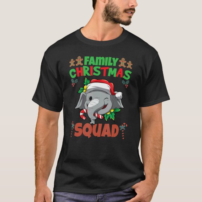 Camiseta Family Matching Christmas Squad X-Mas Holidays_28 (Anverso)