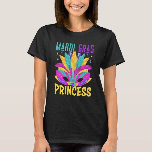 Camiseta Family Matching Mardi Gras Princess Carnival Costu (Anverso)