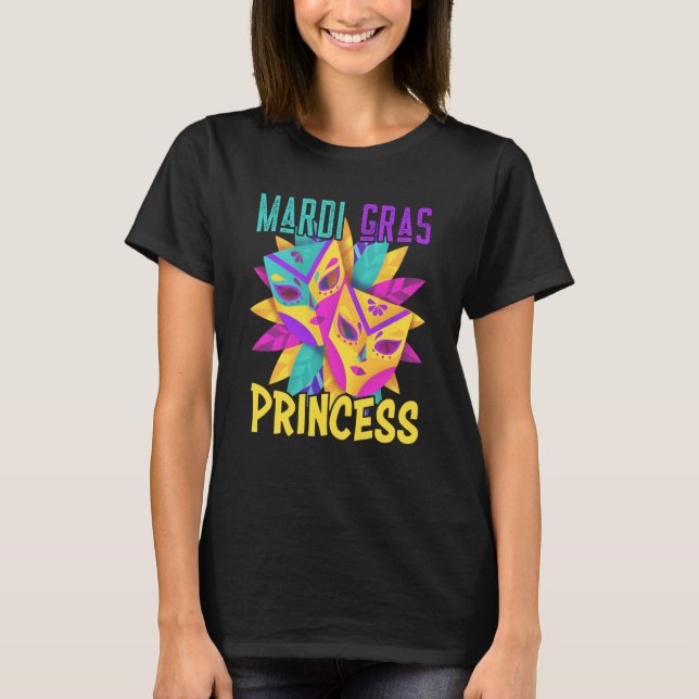 Camiseta Family Matching Mardi Gras Princess Carnival Costu (Anverso)