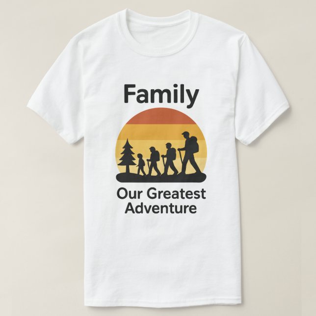 Camiseta Family My Greatest Adventure T-Shirt – Cozy Parent (Diseño del anverso)