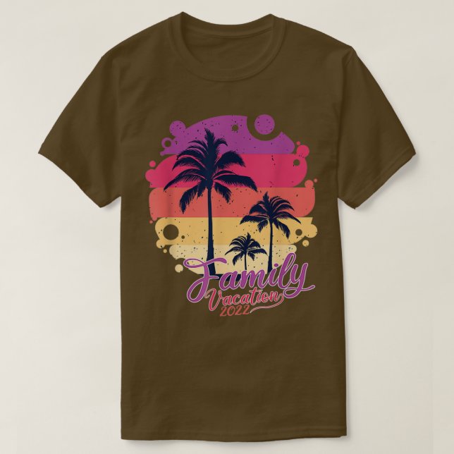 Camiseta Family Reunion 2022 Family Cruise Family Vacation  (Diseño del anverso)