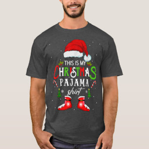 Camiseta Family Santa hat funny mas This is My Christmas Pa