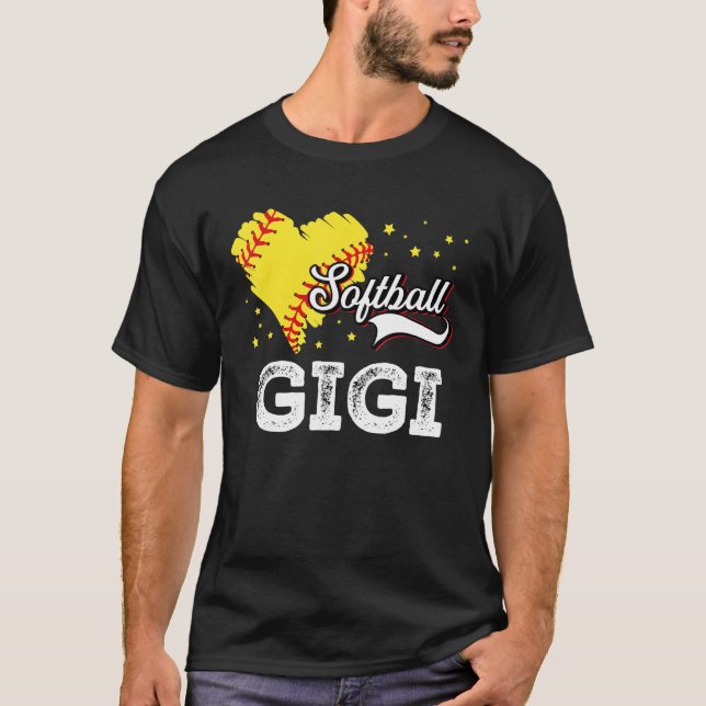 Camiseta Family Softball Palyer Gigi Softball Mother Grandm (Anverso)