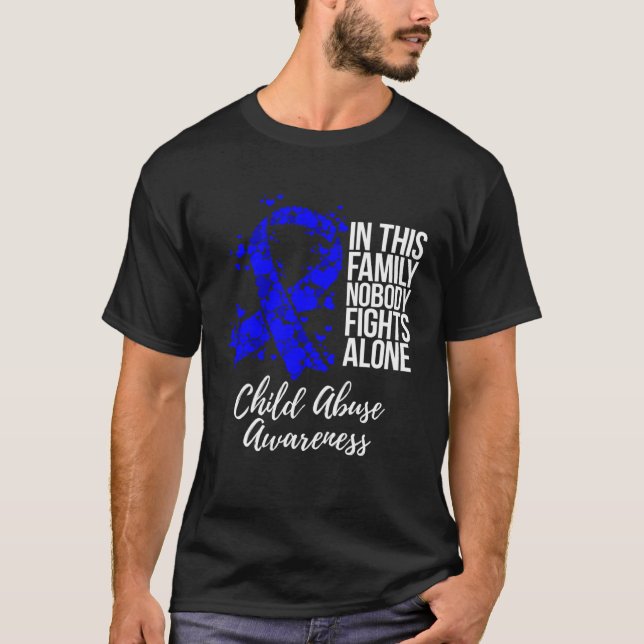 Camiseta Family Support Child Abuse Awareness (Anverso)