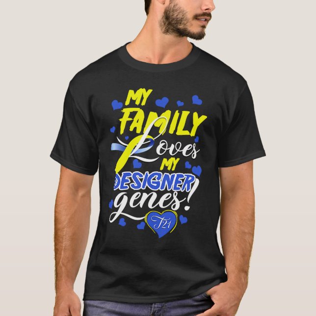 Camiseta Family T21 World Down Syndrome Awareness Day Kids (Anverso)