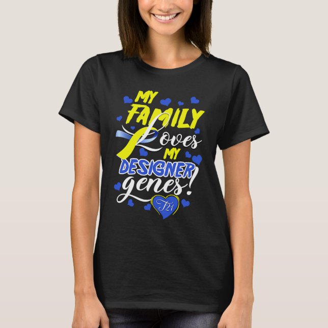 Camiseta Family T21 World Down Syndrome Awareness Day Kids (Anverso)