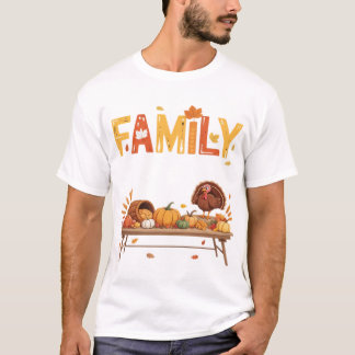 Camiseta Family Thanksgiving 2025 Thankful For My Tribe Ess
