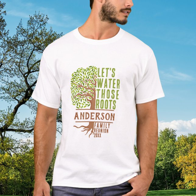 Camiseta Family Tree with roots Family Reunion T-Shirt (Family Reunion Keepsake T-Shirt)