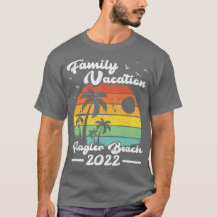 Camiseta Family Vacation 2022 Vintage Florida Flagler Beach