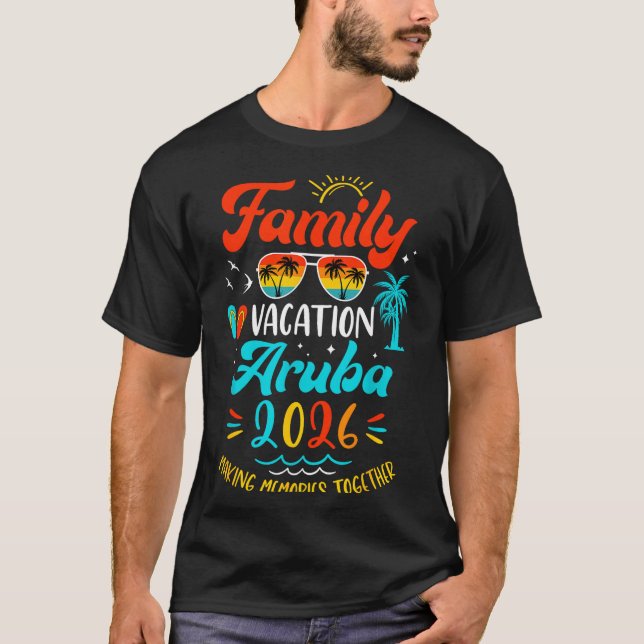 Camiseta Family Vacation 2026 Aruba Matching Summer Vacatio (Anverso)