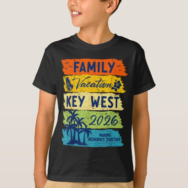 Camiseta Family Vacation 2026 Key West Matching Summer Vaca (Anverso)