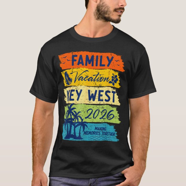 Camiseta Family Vacation 2026 Key West Matching Summer Vaca (Anverso)