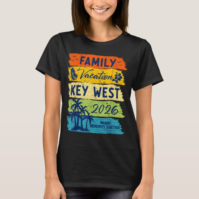Camiseta Family Vacation 2026 Key West Matching Summer Vaca (Anverso)