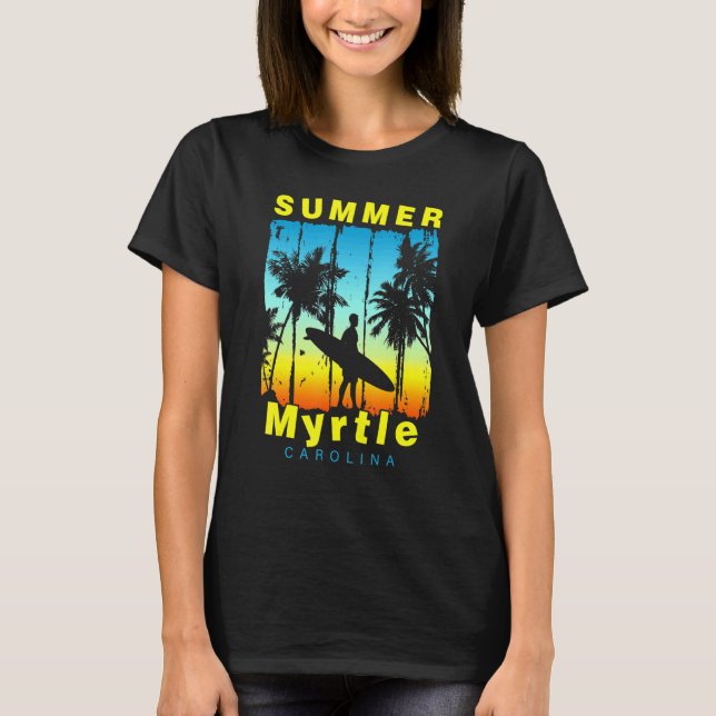 Camiseta Family Vacation Carolina Myrtle Sunset Beach (Anverso)