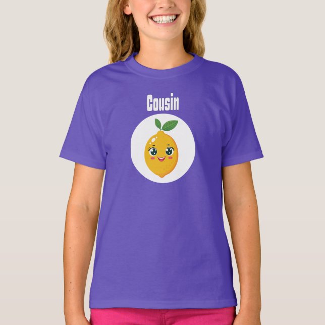 Camiseta Family Vacation - Cousin (girl) (Anverso)