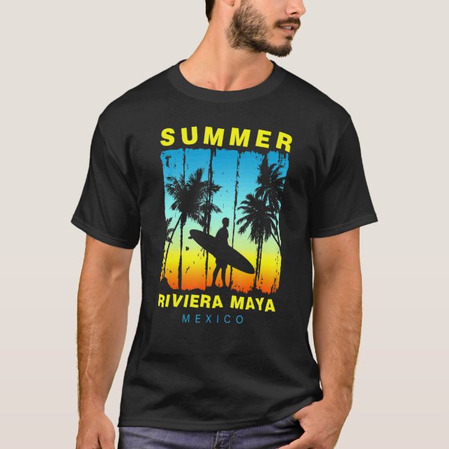 Camiseta Family Vacation Mexico Riviera Maya Sunset Beach (Anverso)